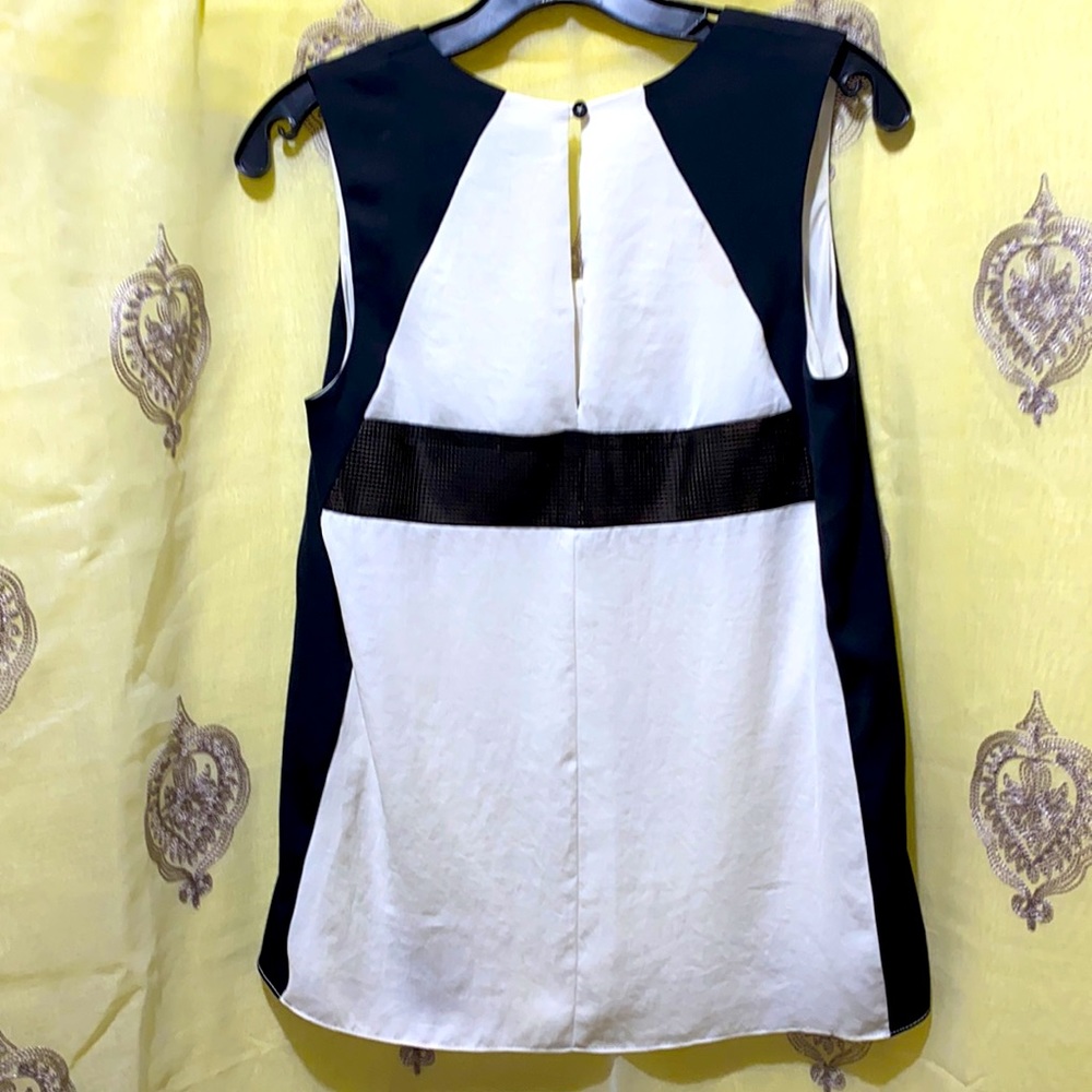 Rag & Bone Polyester Shell Tank Lined Vinyl Dot D… - image 7